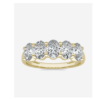 Oval Dream Five-Stone Band