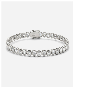 Couture Bezel Tennis Bracelet