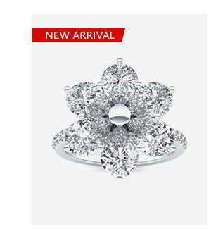 Fleur Éternelle Couture Cocktail Ring