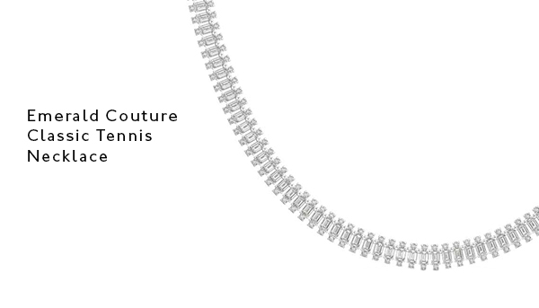 Emerald Couture Classic Tennis Necklace