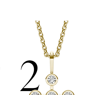 Bezel Cross Pendant