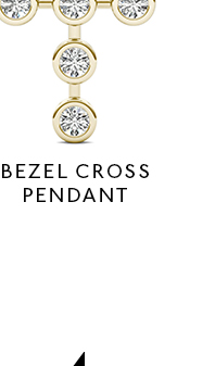 Bezel Cross Pendant