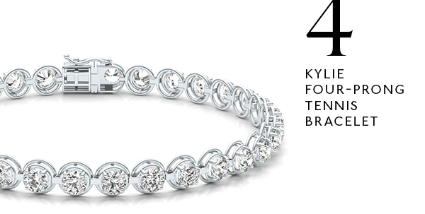 Kylie Four-Prong Tennis Bracelet