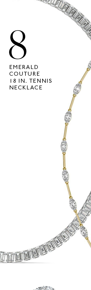 Emerald Couture 18 In. Tennis Necklace