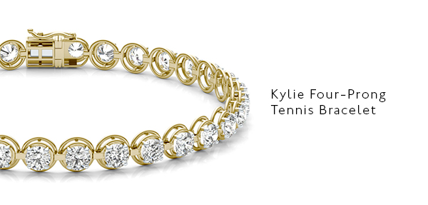 Kylie Four-Prong Tennis Bracelet