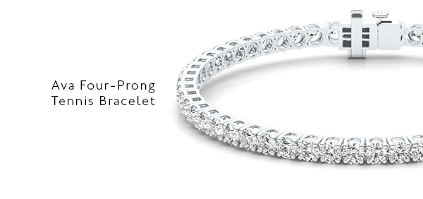 Ava Four-Prong Tennis Bracelet