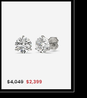 4.00 Ct. Tw. Dazzling Deal Three-Prong Martini Stud Earring