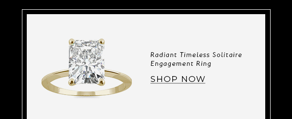 Radiant Timeless Solitaire Engagement Ring