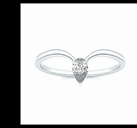 Willow Pear Curved Band