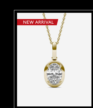 Oval Bezel Illusion Pendant