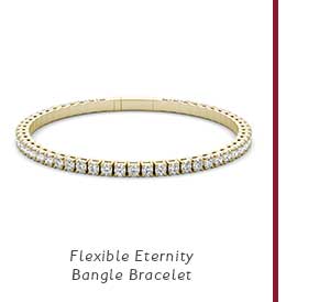 Flexible Eternity Bangle Bracelet