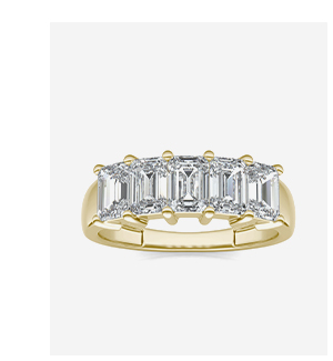 Emerald Dream Five-Stone Band
