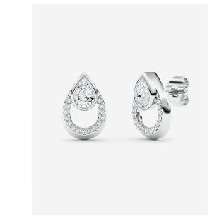 Pear Prisma Stud Earrings