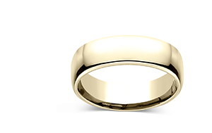 European Comfort Fit Wedding Ring