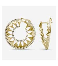 Duo Ouro Hoop Earrings