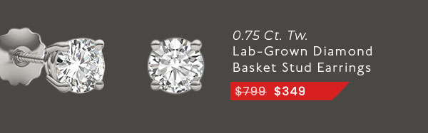 0.75 Ct. Tw. Dazzling Deal Four-Prong Basket Stud Earring