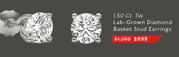1.50 Ct. Tw. Dazzling Deal Four-Prong Basket Stud Earring
