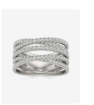 Pavé Pathways Ring