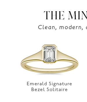 Emerald Signature Bezel Solitaire