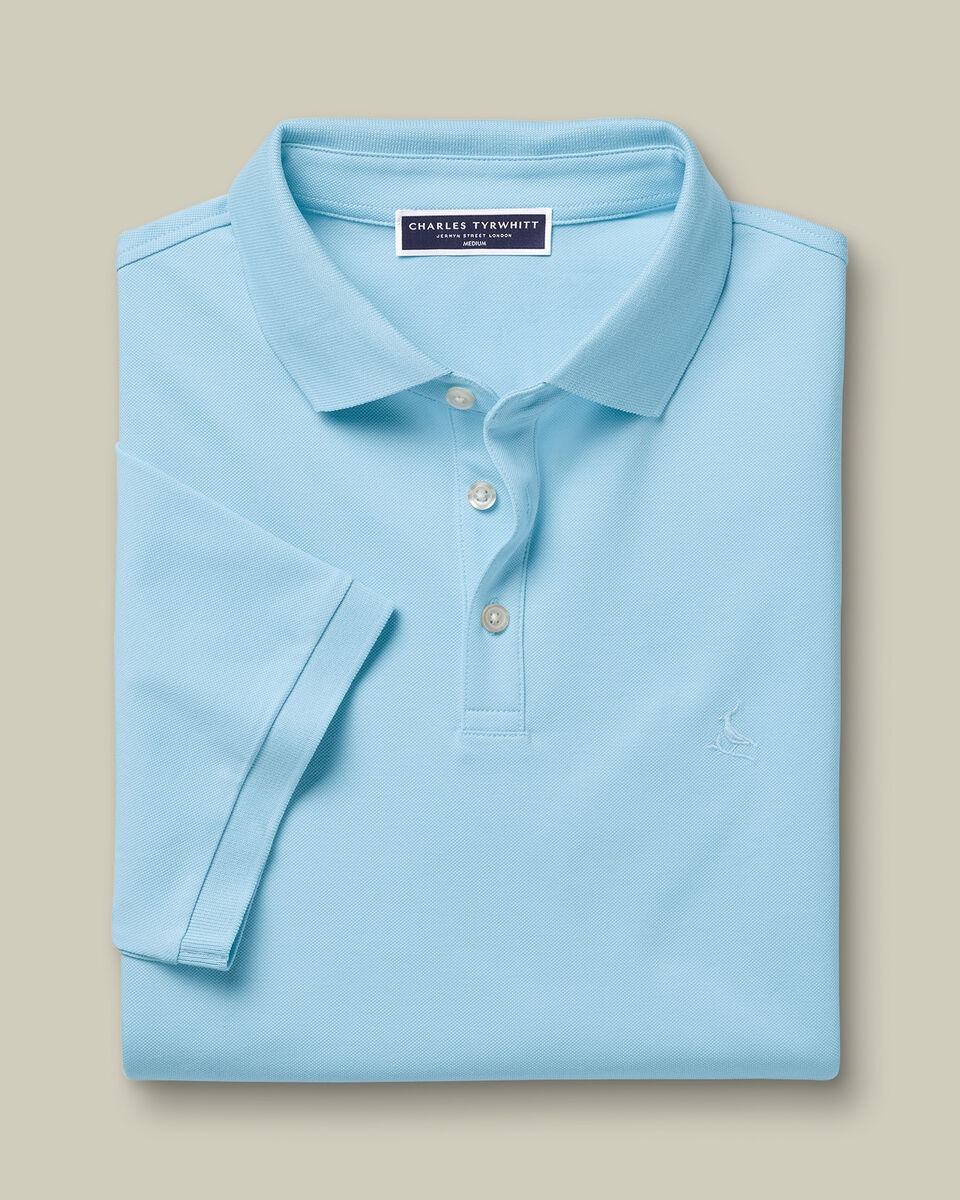 Pique Polo - Light Blue