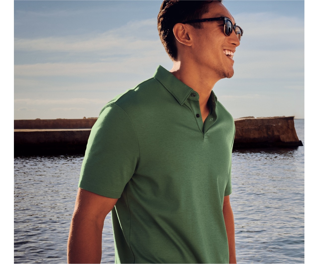 Smart Jersey Polo - Green