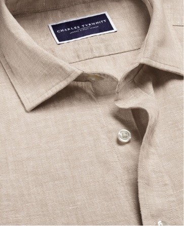 Pure Linen Shirt - Oatmeal
