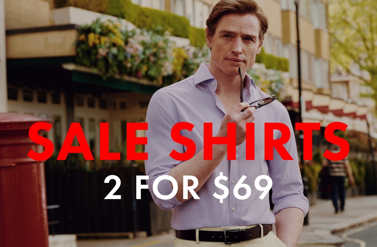 SALE SHIRTS 2 FOR $69