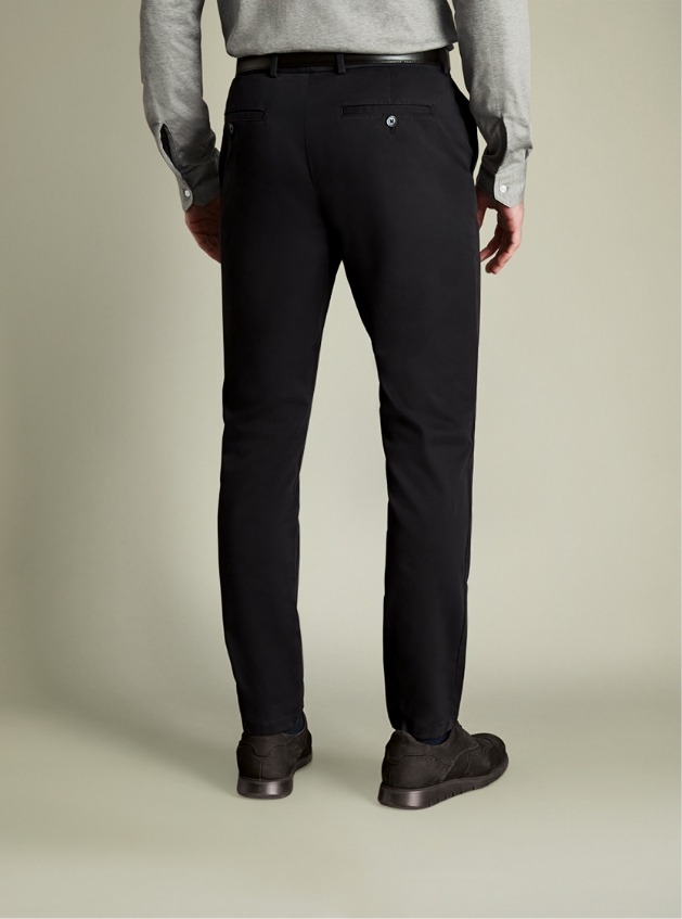 Ultimate Non-Iron Chinos - Black