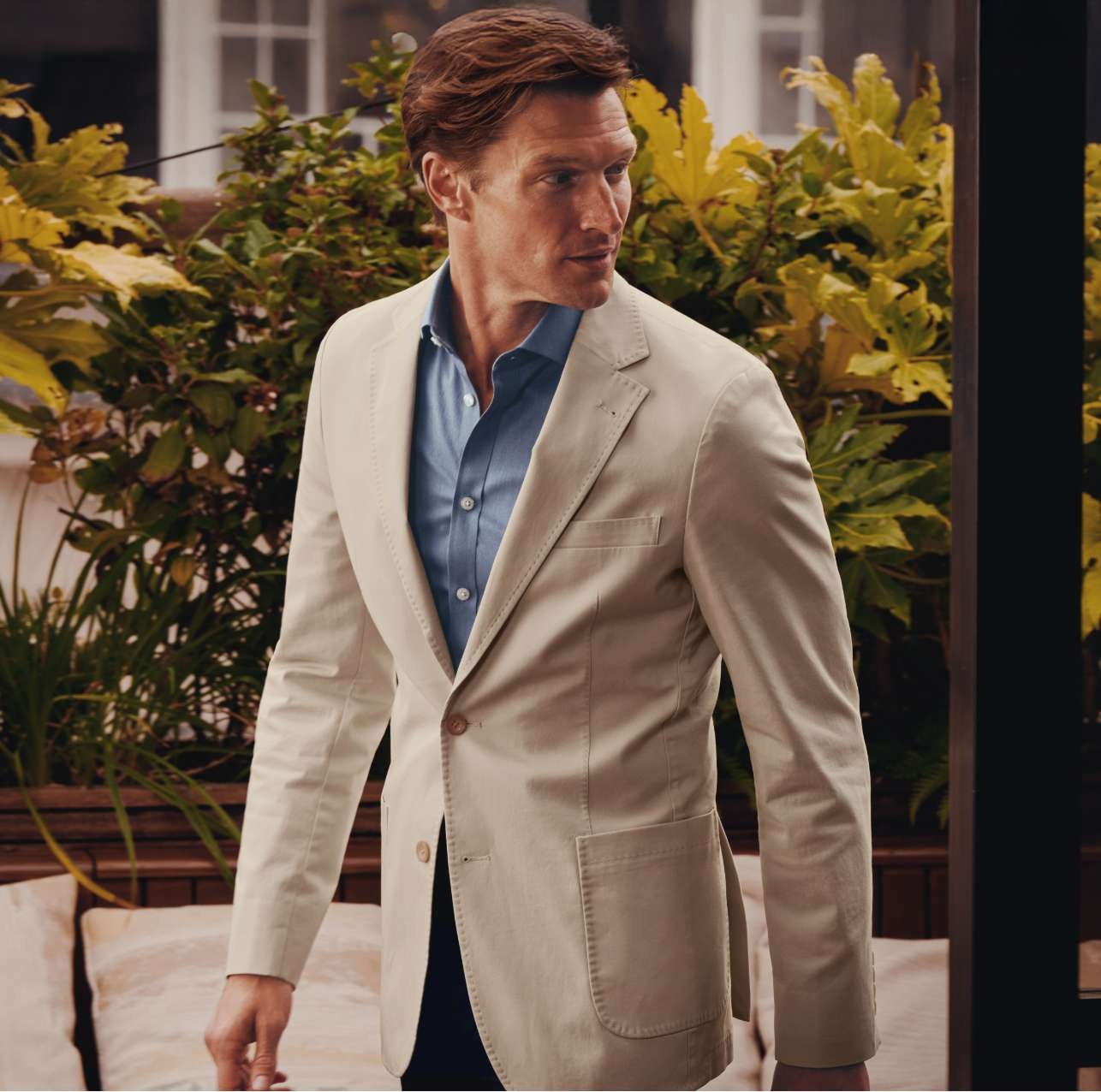 Non-Iron Twill Shirt - Indigo Blue