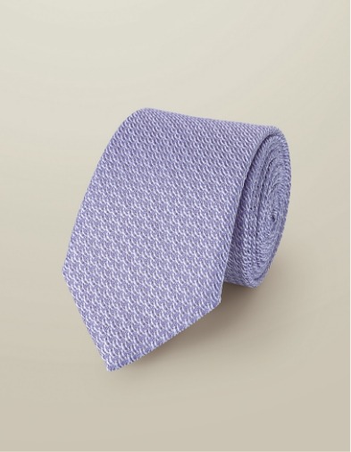 Italian Grenadine Tie - Lilac