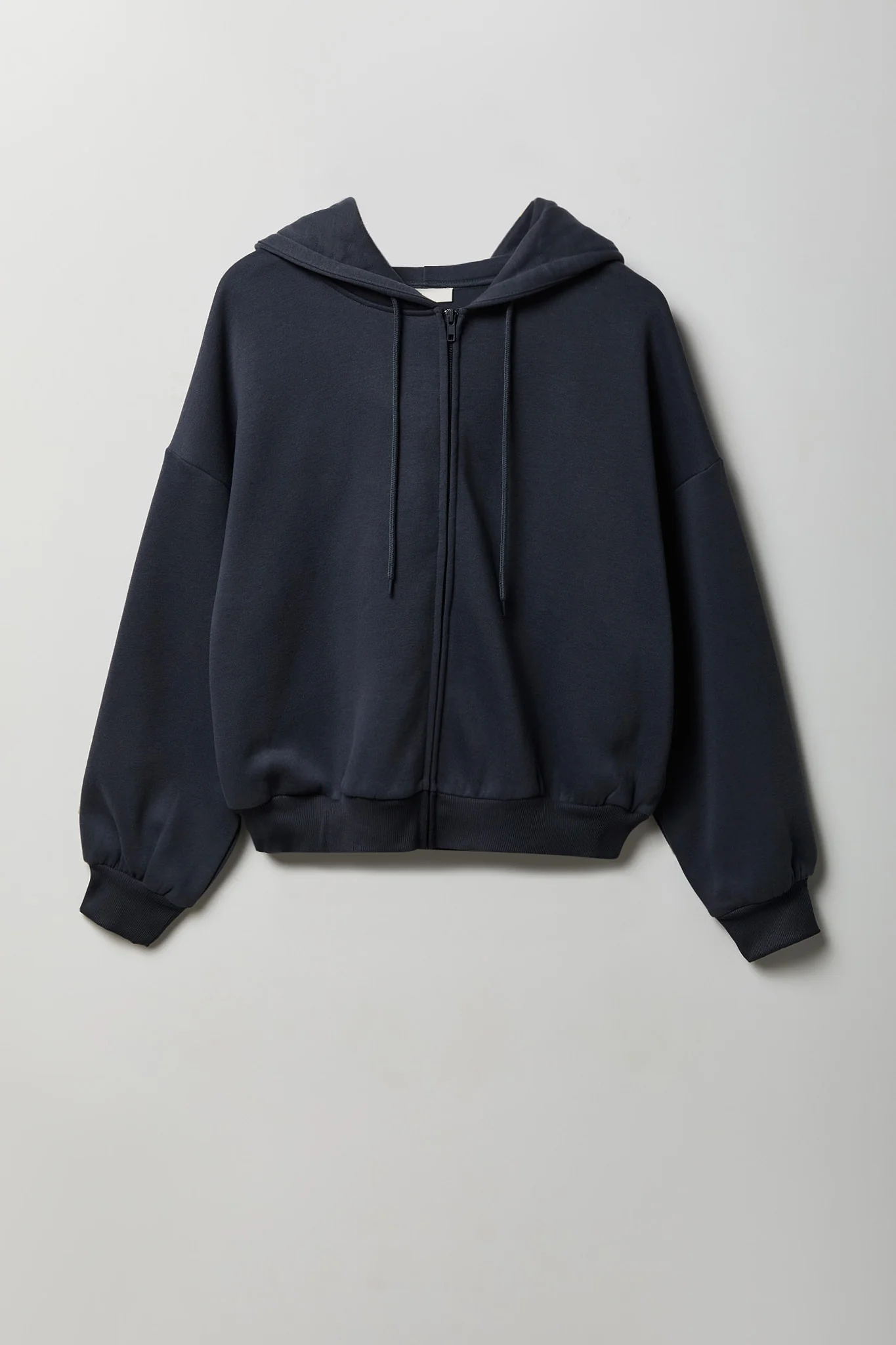 Image of Fleece Boxy Zip Hoodie