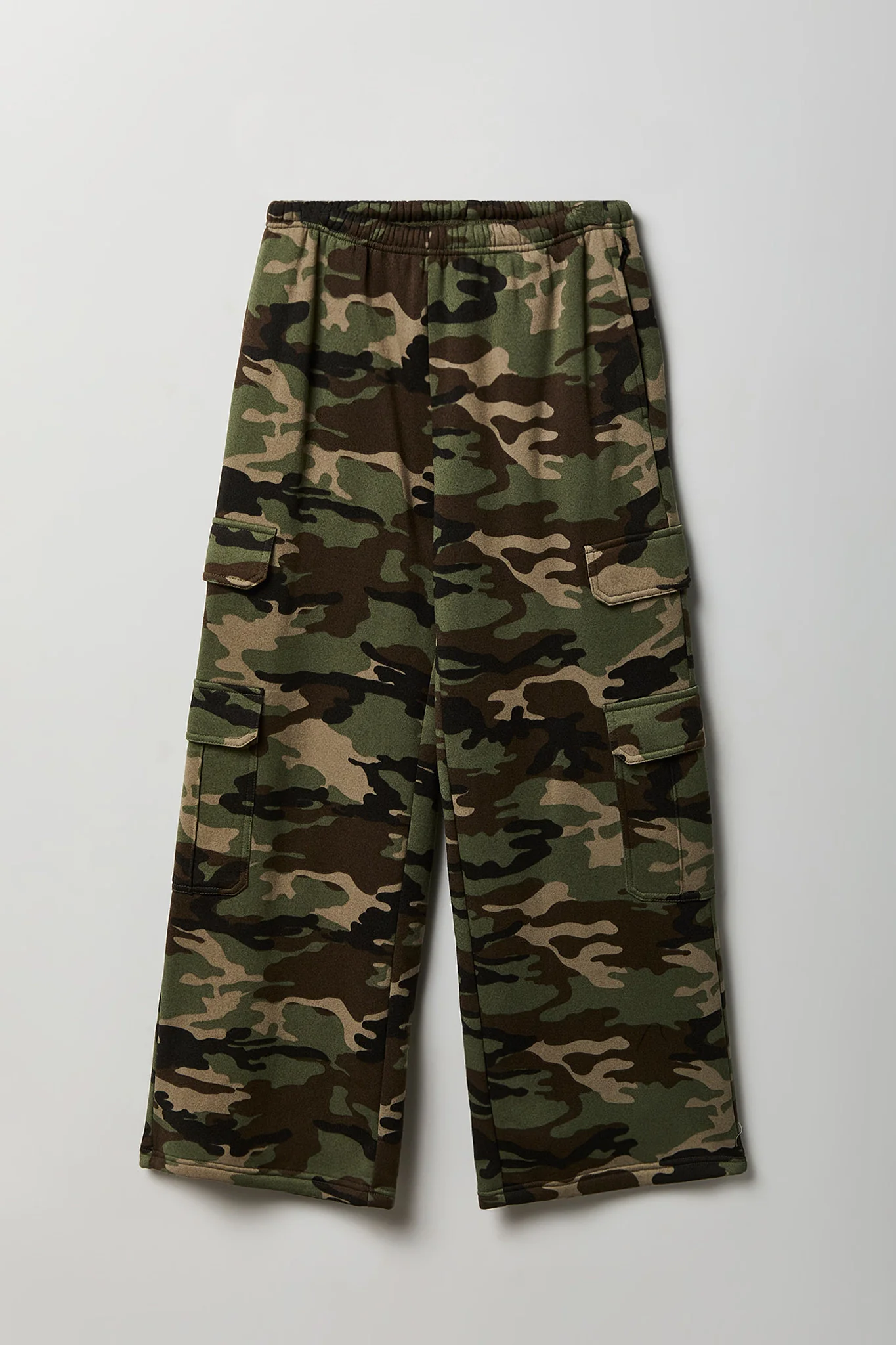 Image of Fleece Ultra Wide Cargo Sweatpant