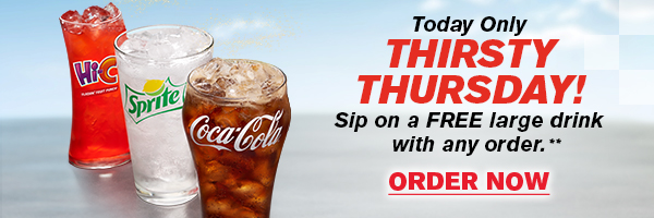 Today Only Thirsty Thursday