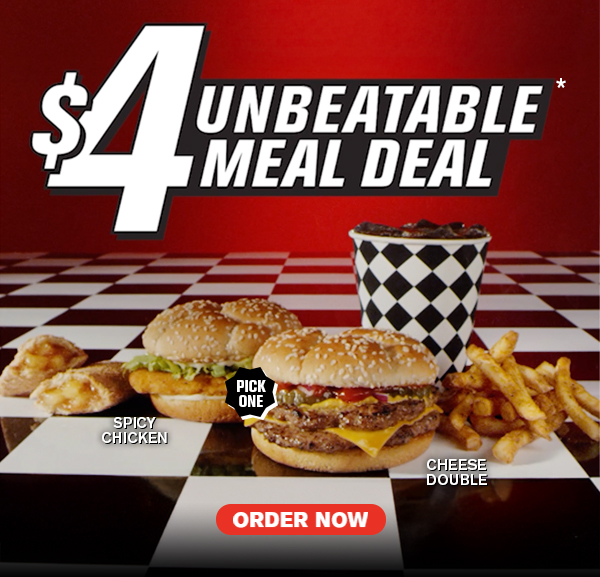 New! $4 Unbeatable Meal Deal! Order now!