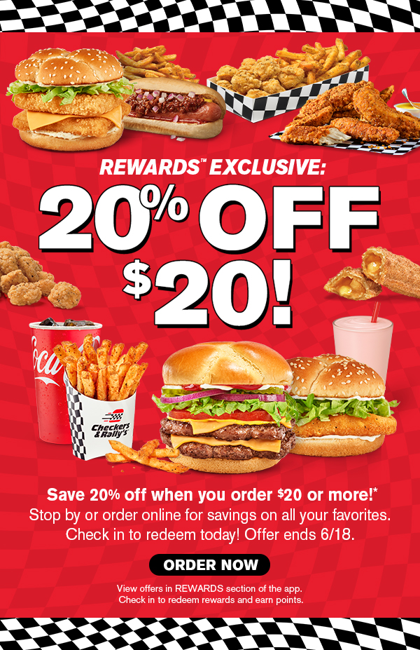 20% off $20 or more ends 6/18! Order now.