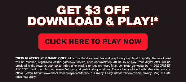 Get $3 off! Download and play!
