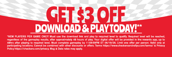 Get $3 off Download nad Play today!