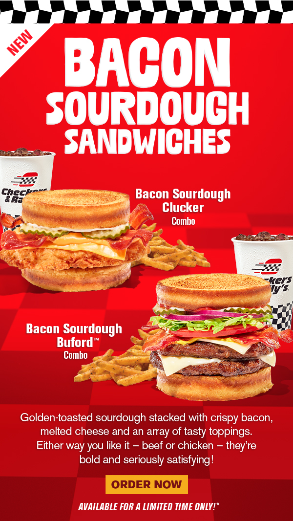 New Bacon Sourdough Sandwiches! Order now