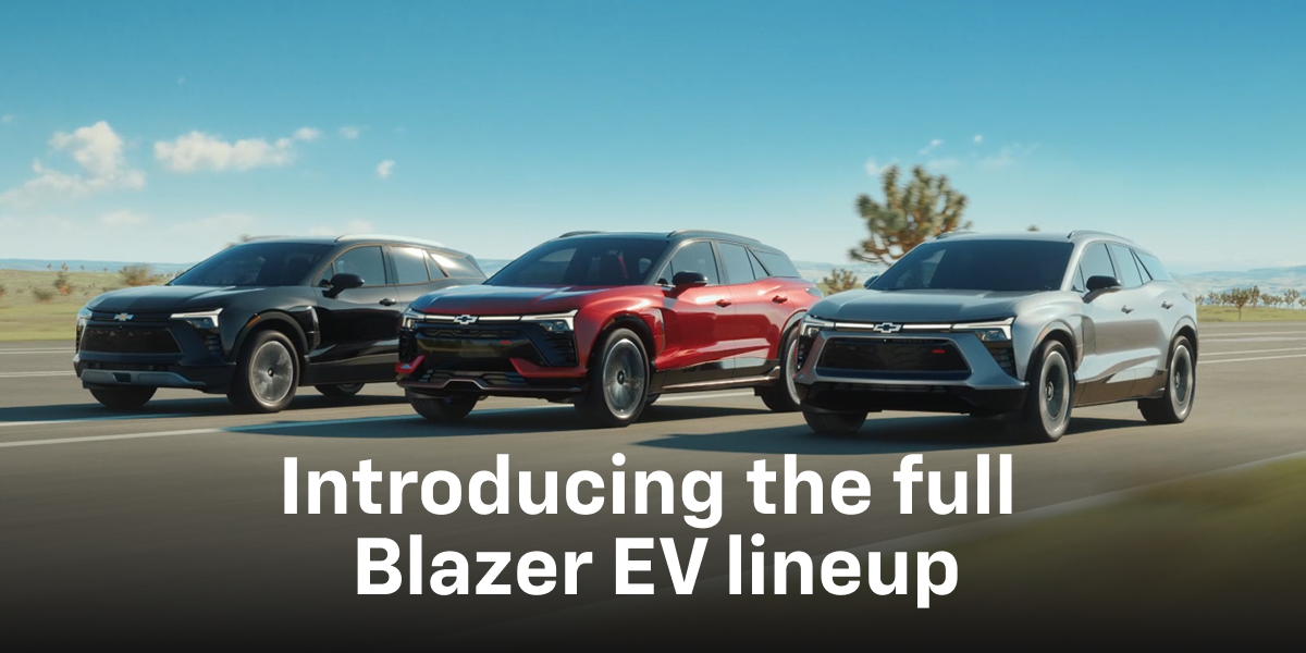 BLAZER EV, BLAZER RS AND BLAZER SS RACING DOWN THE STREET