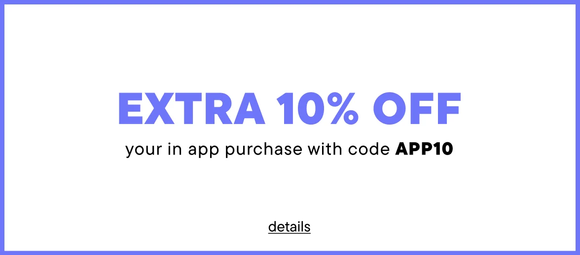 Save an Extra 10% off your in app purchase with code APP10
