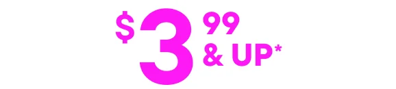 $3.99 & Up Graphic Tees