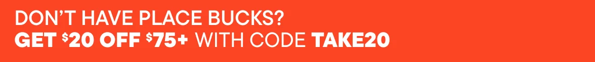 Get $20 off $75 with code TAKE20