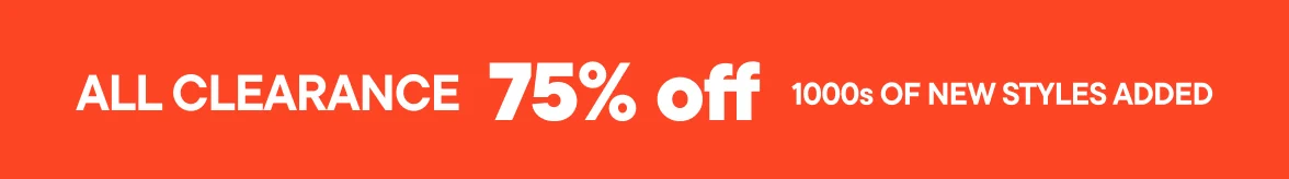 75% off Clearance