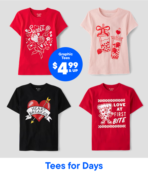 $4.99 & Up Graphic Tees