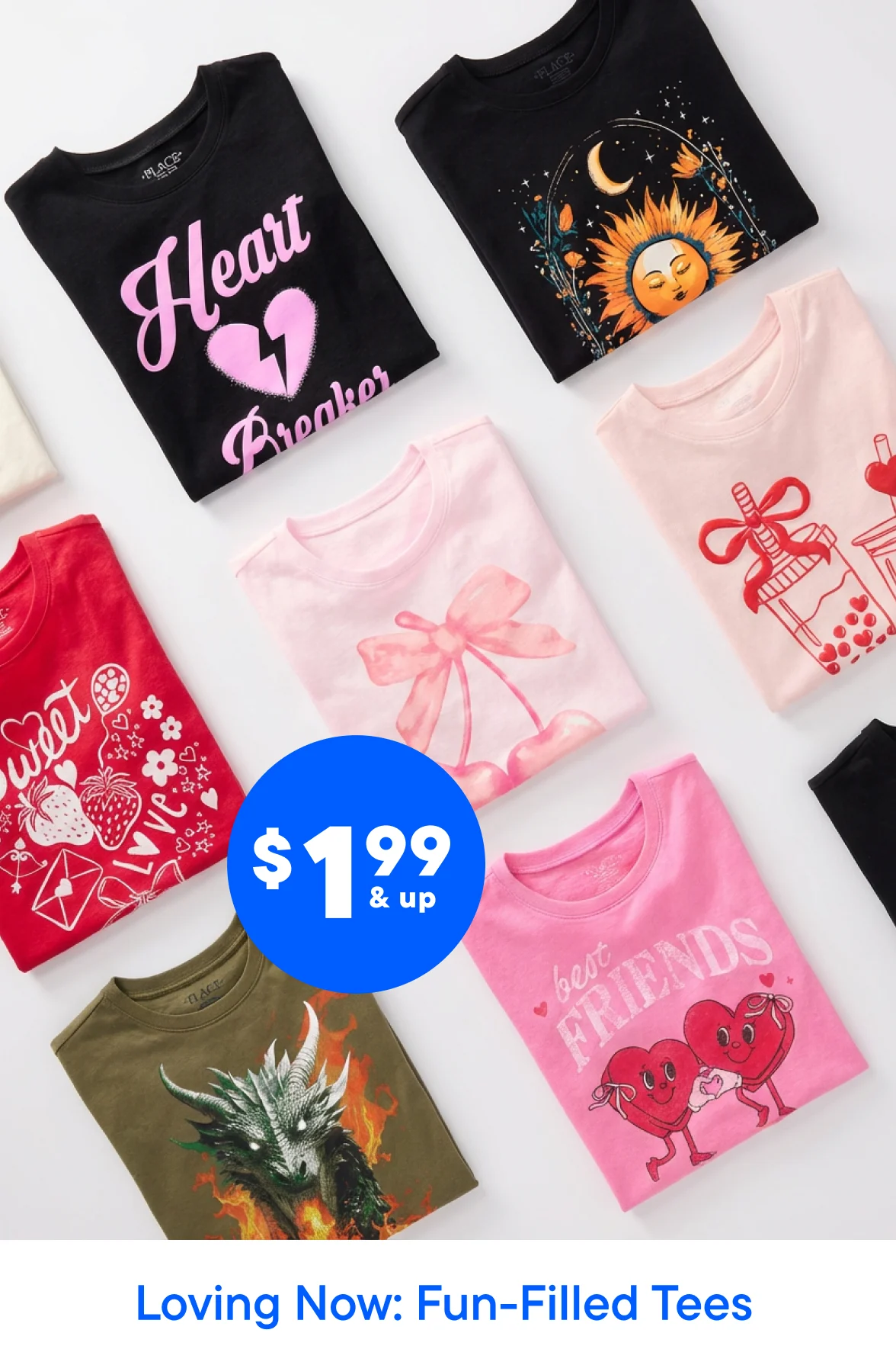 $1.99 & Up Graphic Tees