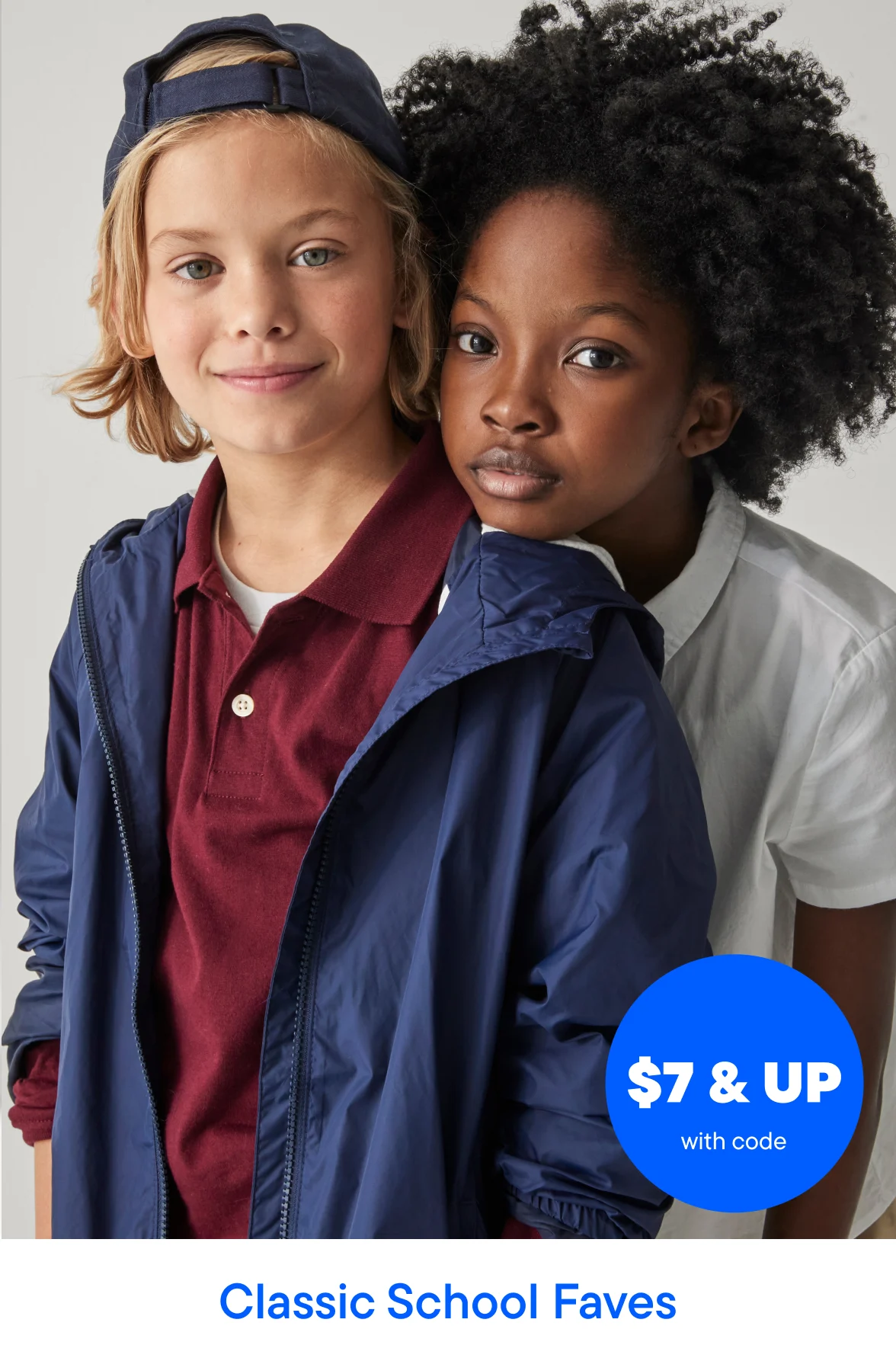 $7 & up Uniform Faves with code