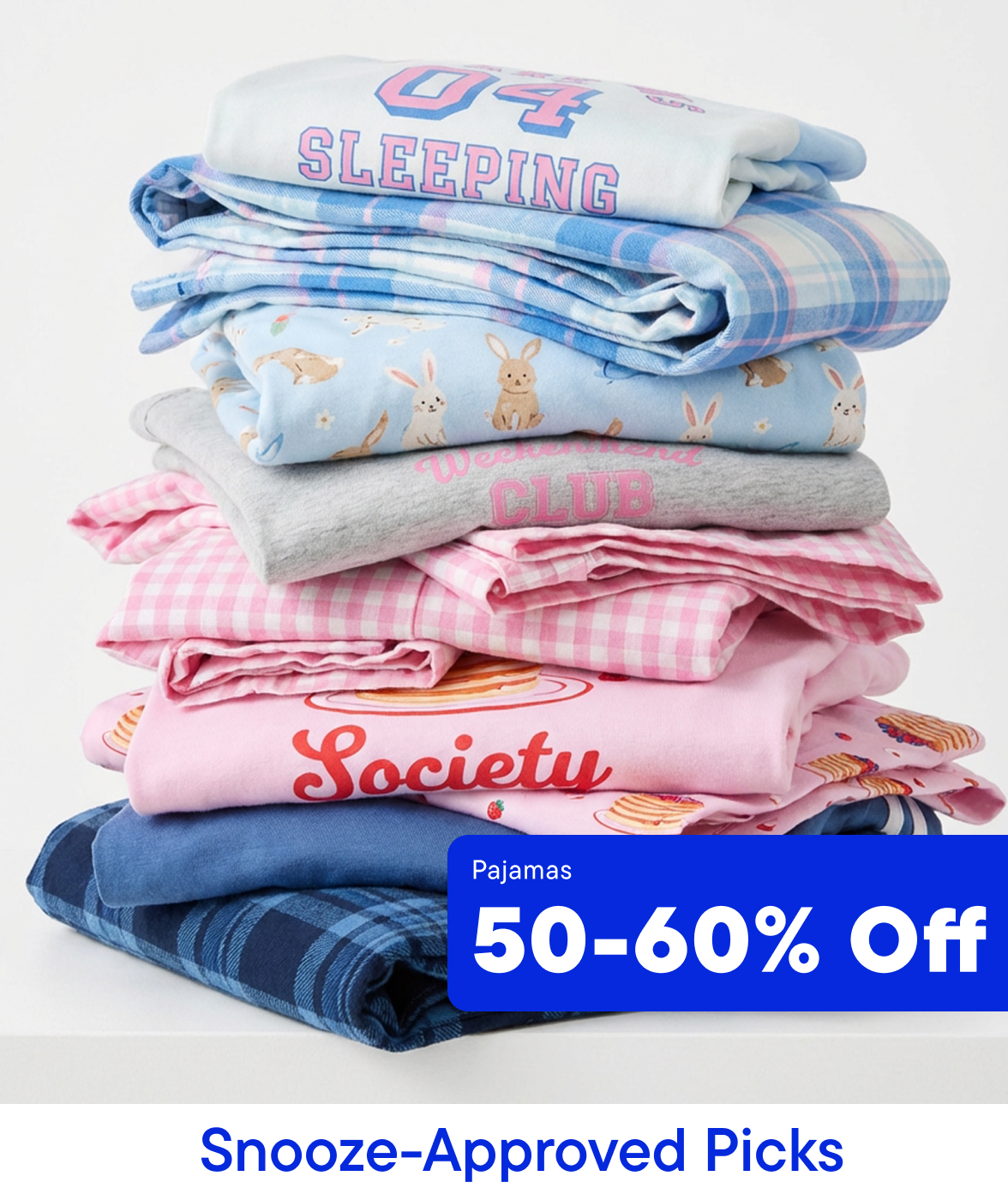 50-60% off Pajamas