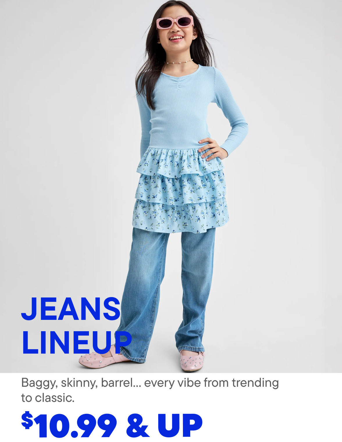 $10.99 & Up Jeans