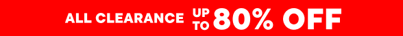 Up to 80% off Clearance