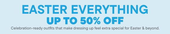 Up to 50% off Easter Shop